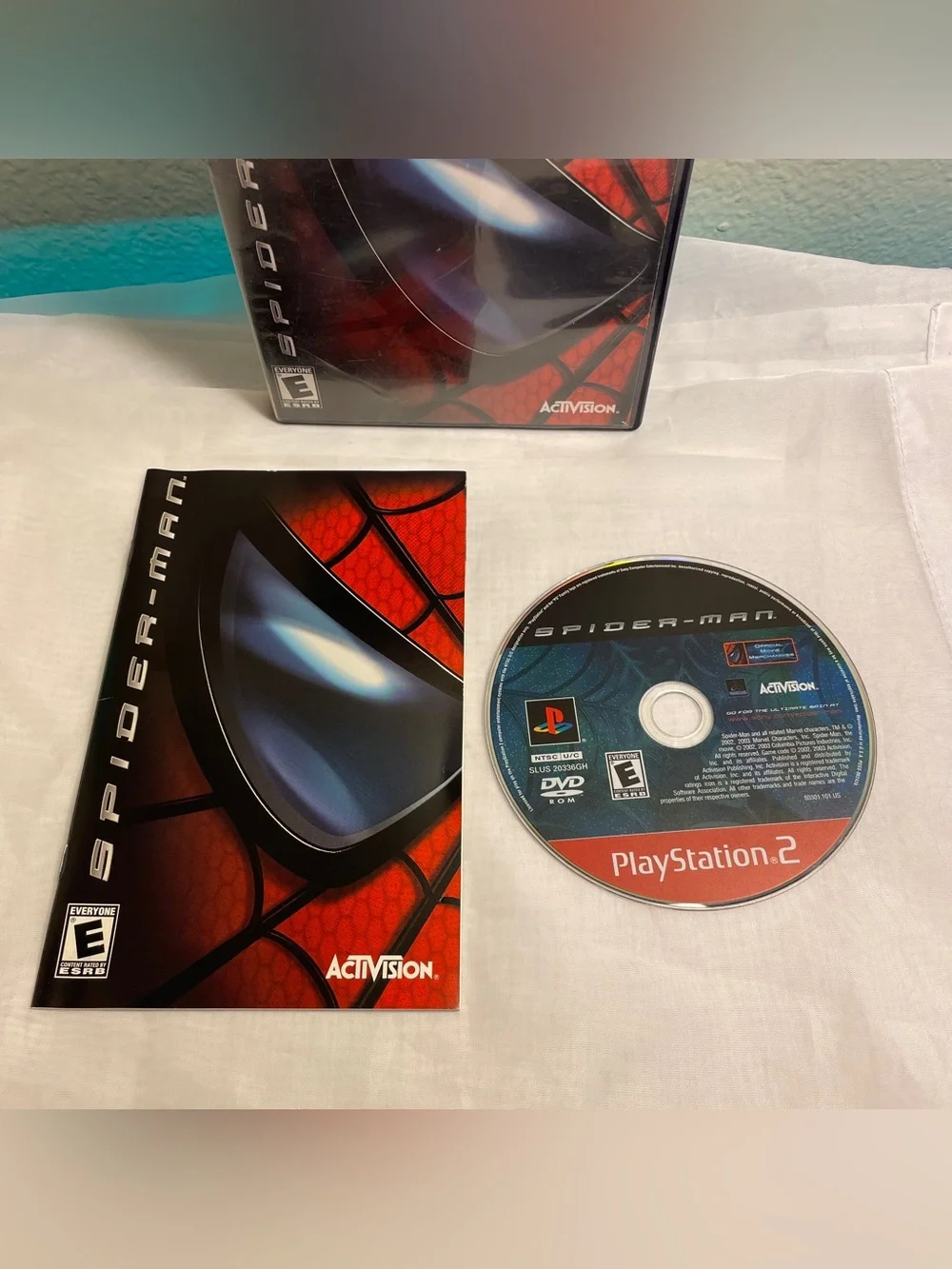 Spider-Man PS2 (Sony PlayStation 2, 2002) PS2 Greatest Hits Tested & Works CIB
